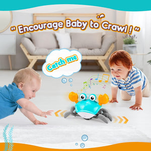 Crawling Crab Musical Toy Baby Toys 0-6 Months