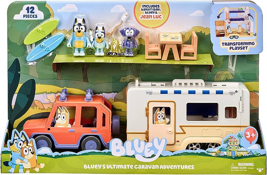 Bluey's Ultimate Caravan Adventures Playset