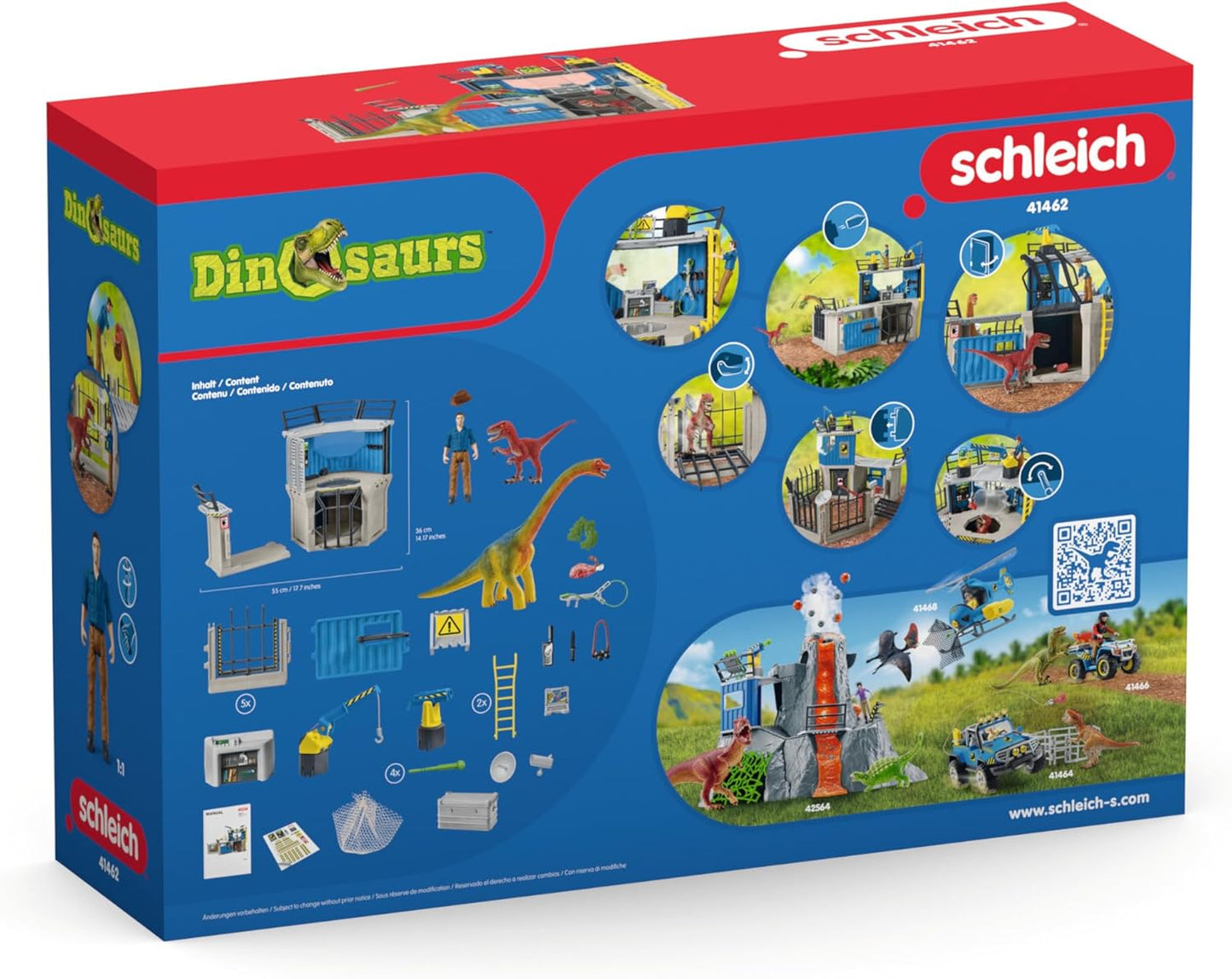 Schleich 41462 Large Dino Research Station