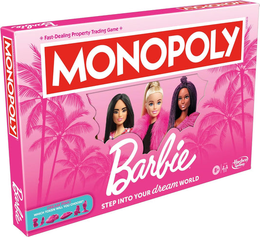 Monopoly: Barbie Edition Kids Board Game