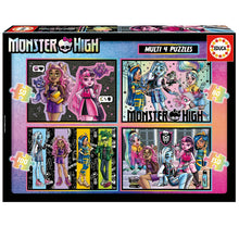Načíst obrázek do prohlížeče Galerie, Puzzle Educa Monster High Multipuzzle
