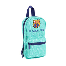 Load image into Gallery viewer, Backpack Pencil Case F.C. Barcelona Turquoise 12 x 23 x 5 cm