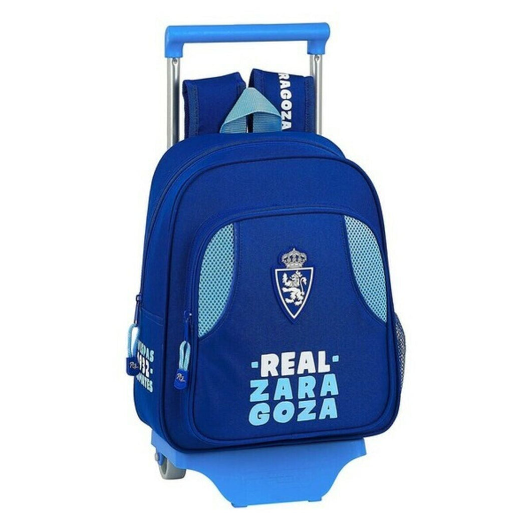 Školní batoh s kolečky 705 Real Zaragoza Blue Light Blue