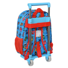 Load image into Gallery viewer, School Rucksack with Wheels PJ Masks 26 x 34 x 11 cm Blue