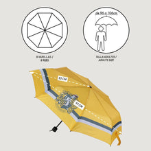 Load image into Gallery viewer, Foldable Umbrella Harry Potter Hufflepuff Yellow 53 cm