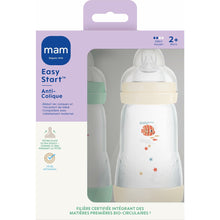 Load image into Gallery viewer, Baby&#39;s bottle MAM Fishes Green Beige