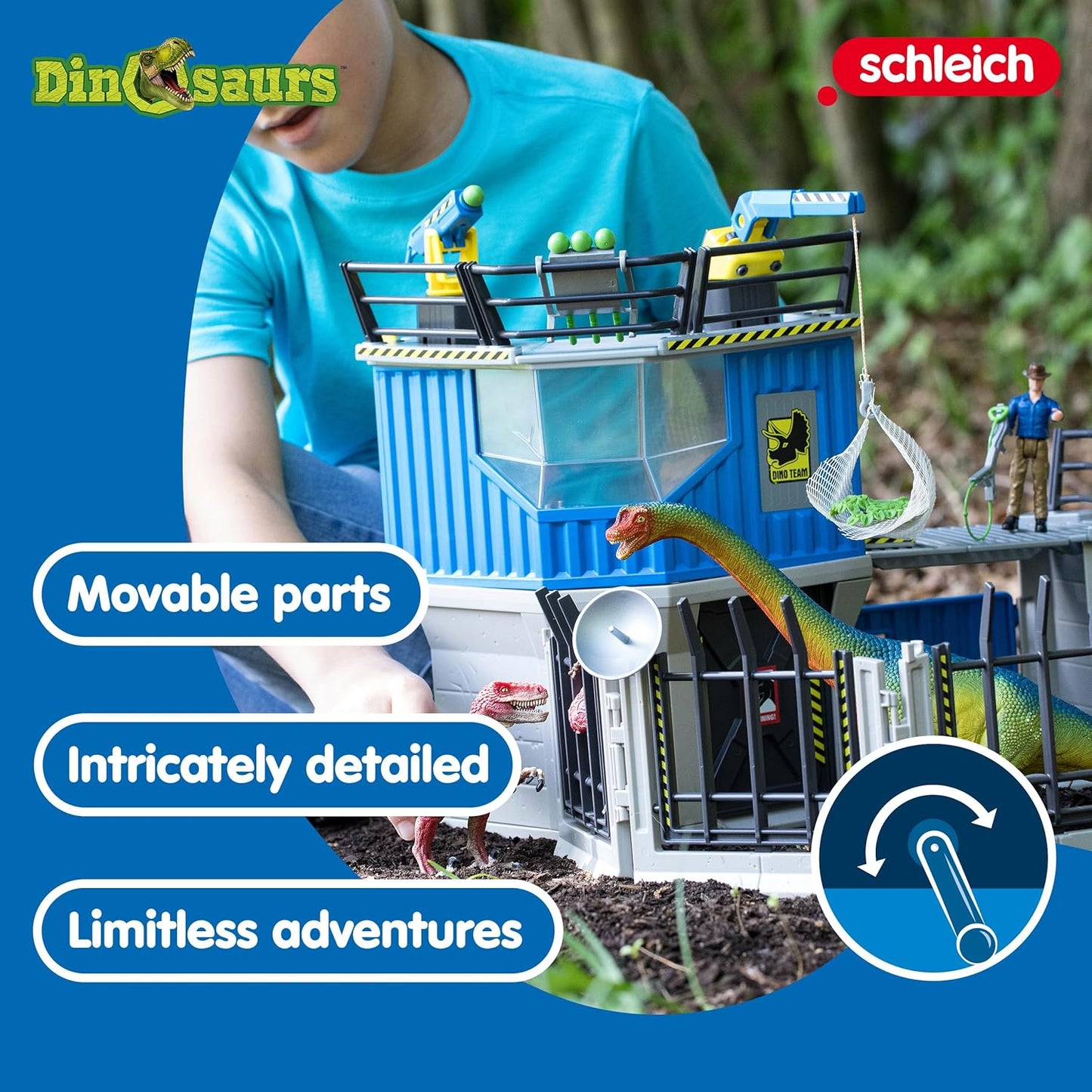 Schleich 41462 Large Dino Research Station