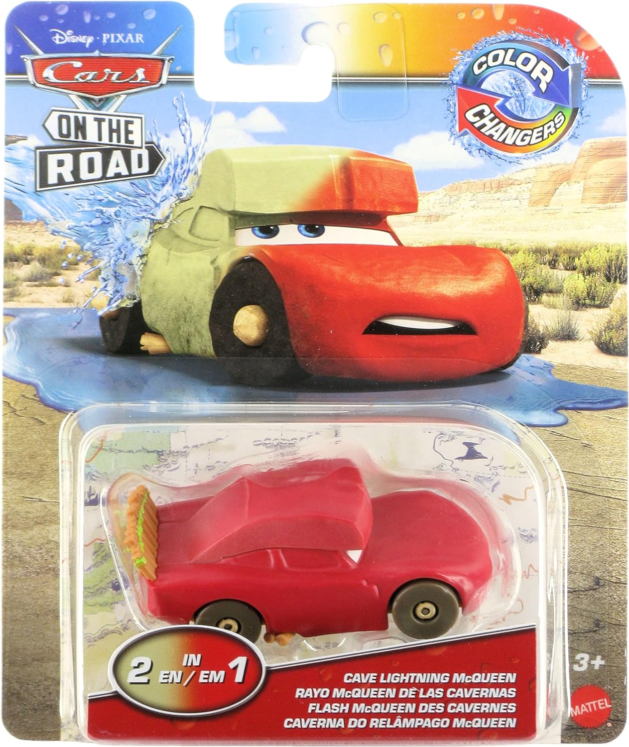 Disney Pixar Cars Colour Changers Cave Lightning McQueen