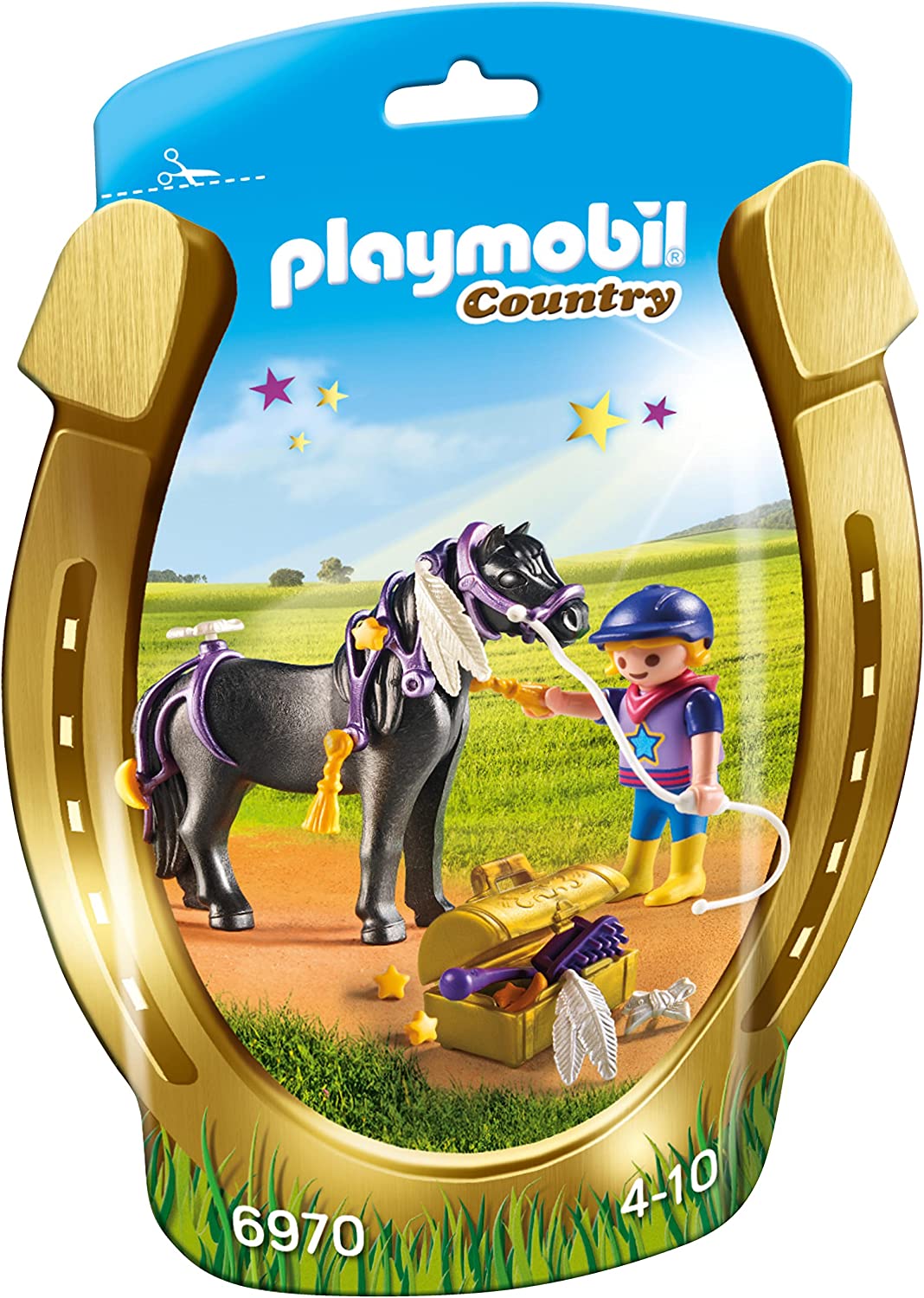 Playmobil Country 6970 Collectable Groomer with Star Pony