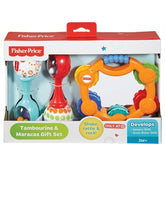 Load image into Gallery viewer, Fisher Price Tambourine and Maracas Gift Set