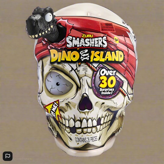Smashers Dinosaur Island Giant Skull Over 30 Surprises Inside by Zuru