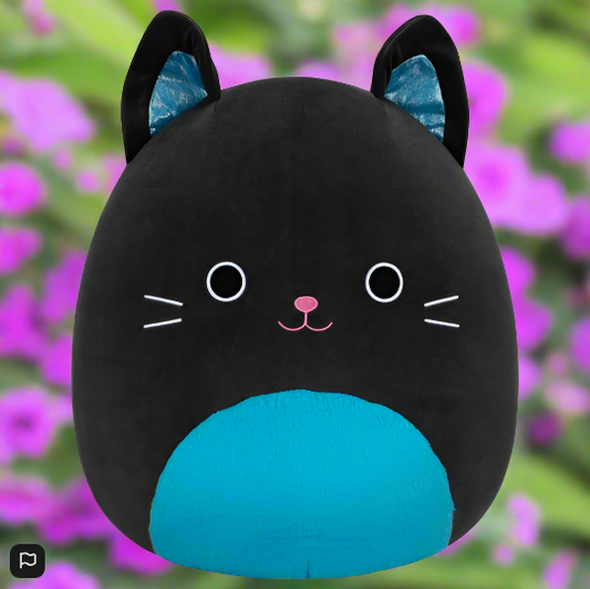 Original Squishmallows 40cm Eponine the Black Cat Plush