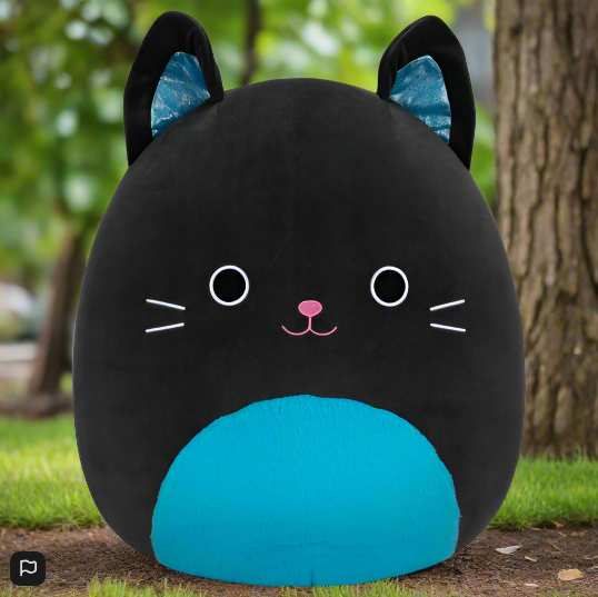 Original Squishmallows 40cm Eponine the Black Cat Plush