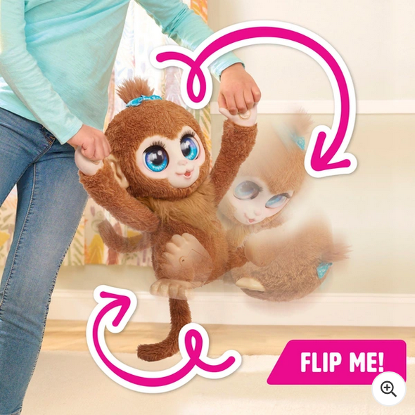 FurReal Peanut the Playful Monkey Interactive Plush