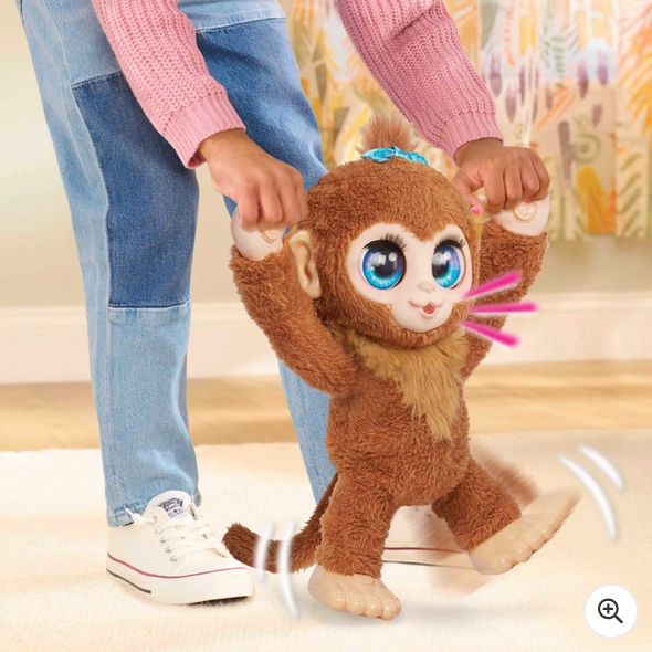 FurReal Peanut the Playful Monkey Interactive Plush