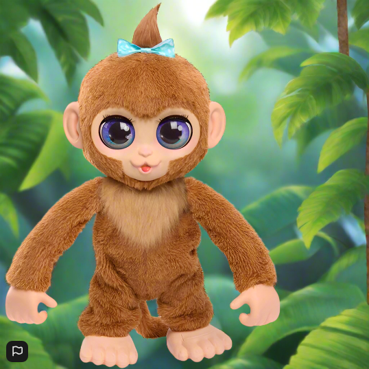 FurReal Peanut the Playful Monkey Interactive Plush