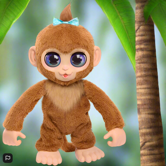 FurReal Peanut the Playful Monkey Interactive Plush