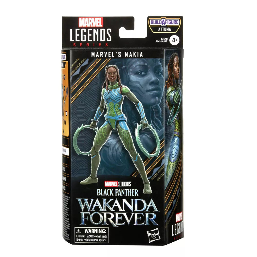 Marvel Legends Series Black Panther Wakanda Forever Build-A-Figure Marvel's Nakia Action Figure