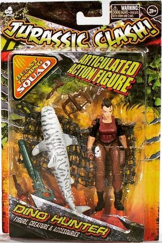 Jurassic Clash Beast Taming Squad Dinosaur Hunter With Tiger Shark And Accessories