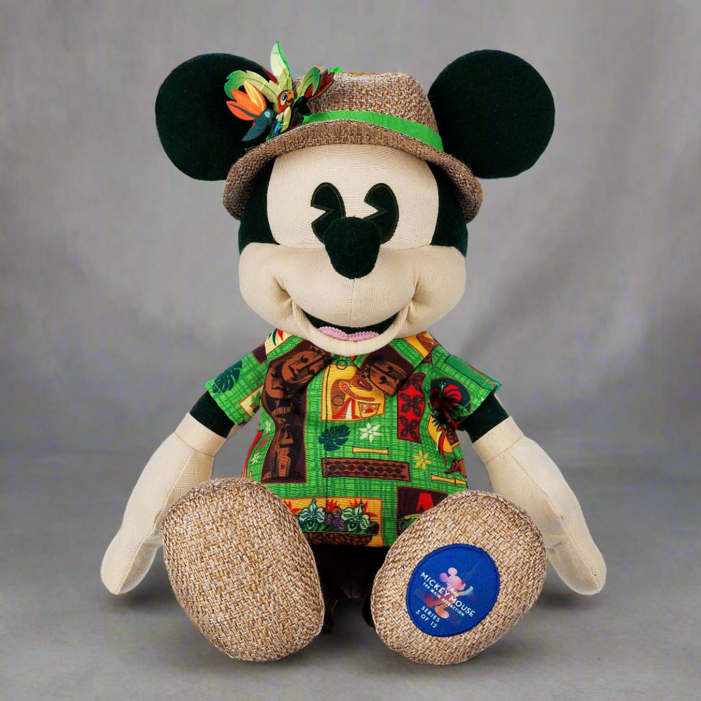 Mickey Mouse The Main Attraction Plush Enchanted Tiki Room Limited Release