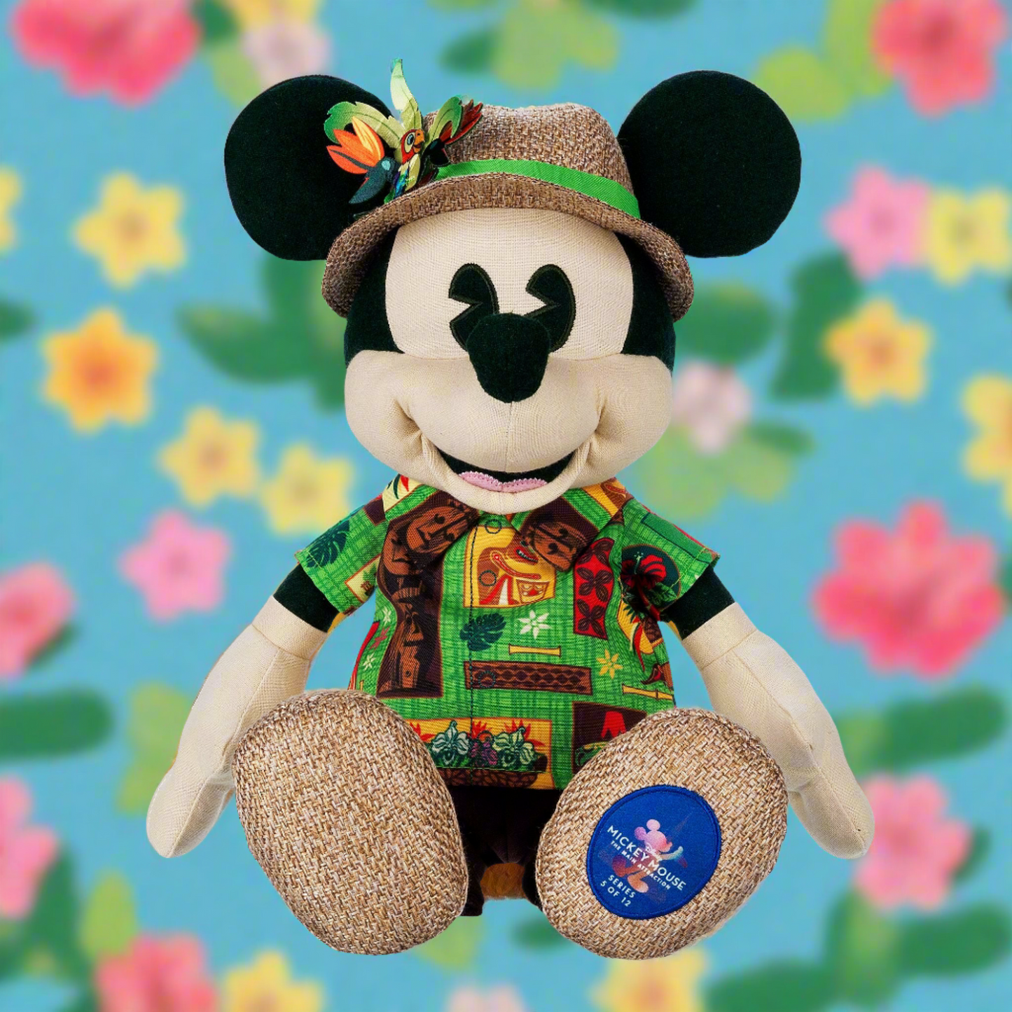 Mickey Mouse The Main Attraction Plush Enchanted Tiki Room Limited Release