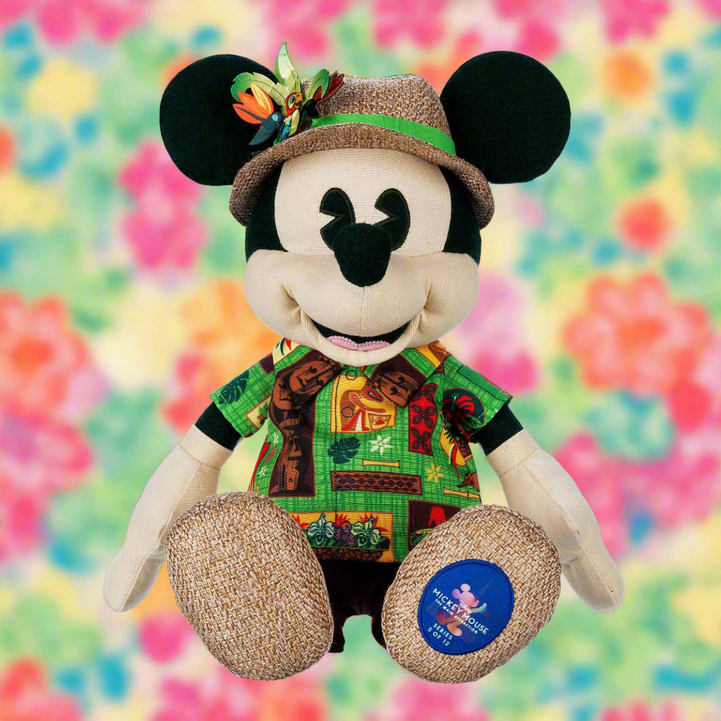 Mickey Mouse The Main Attraction Plush Enchanted Tiki Room Limited Release