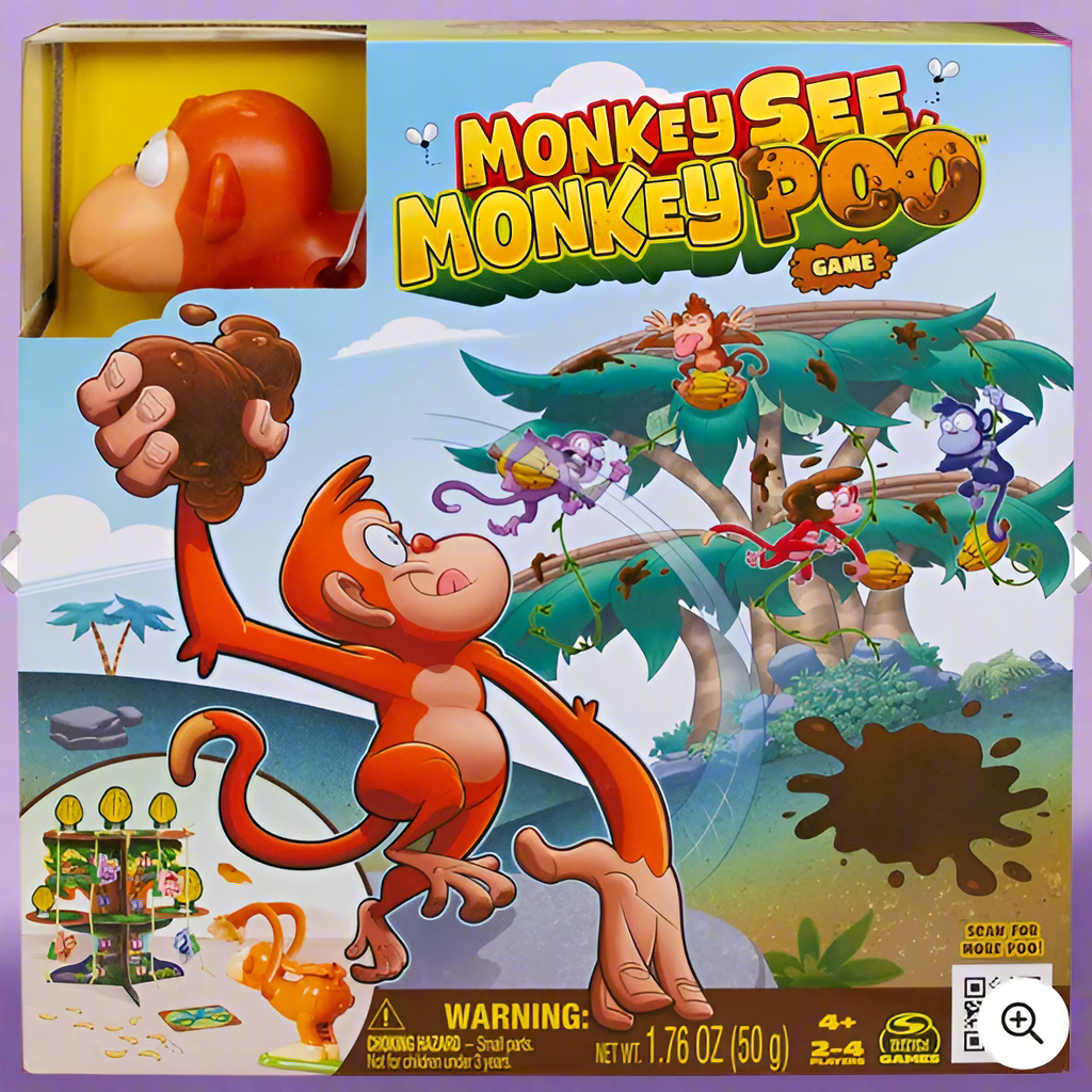 Monkey See Monkey Poo Kids Board Game