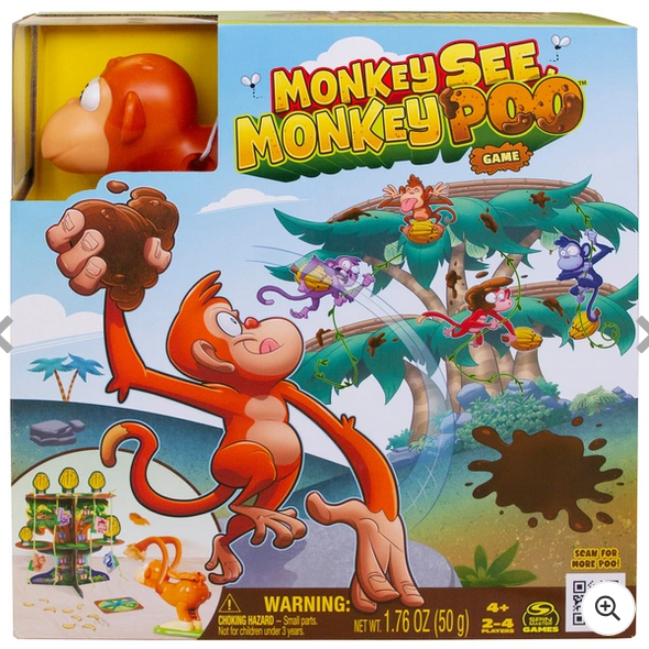 Monkey See Monkey Poo Kids Board Game