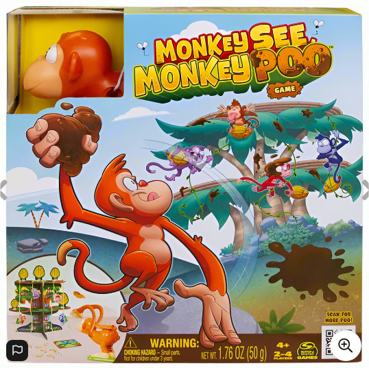 Monkey See Monkey Poo Kids Board Game