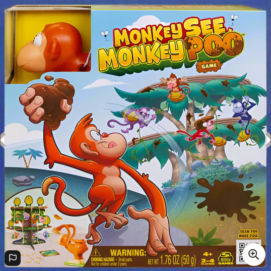 Monkey See Monkey Poo Kids Board Game