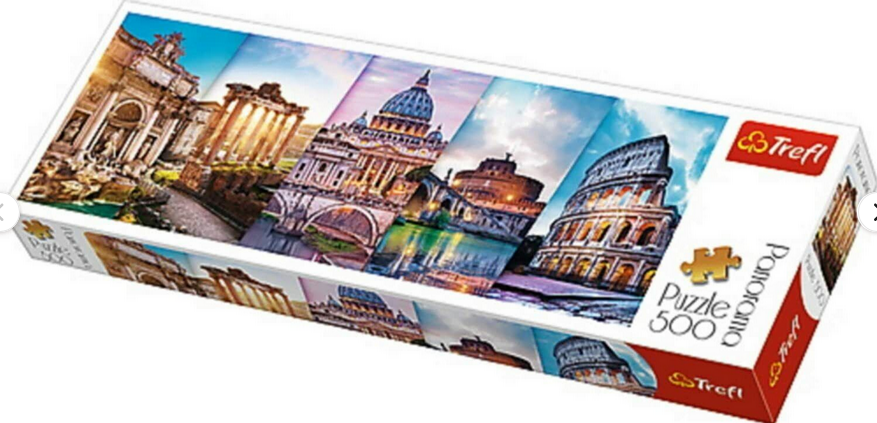 Trefl Traveling to Italy Panorama 500 Pieces Puzzle