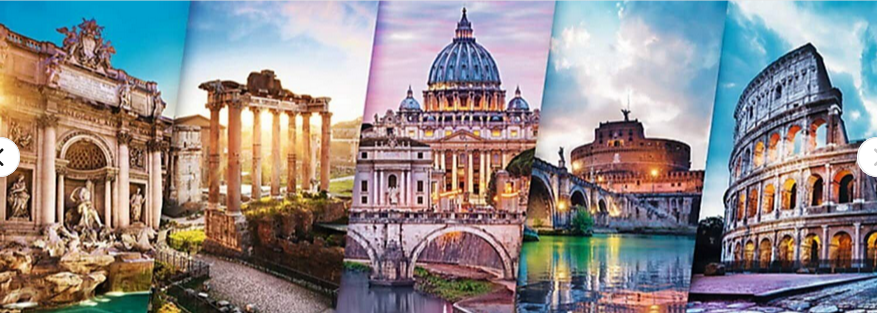 Trefl Traveling to Italy Panorama 500 Pieces Puzzle