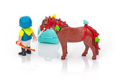 Playmobil Country 6971 Groomer with Butterfly Outfit Pony Action Figure