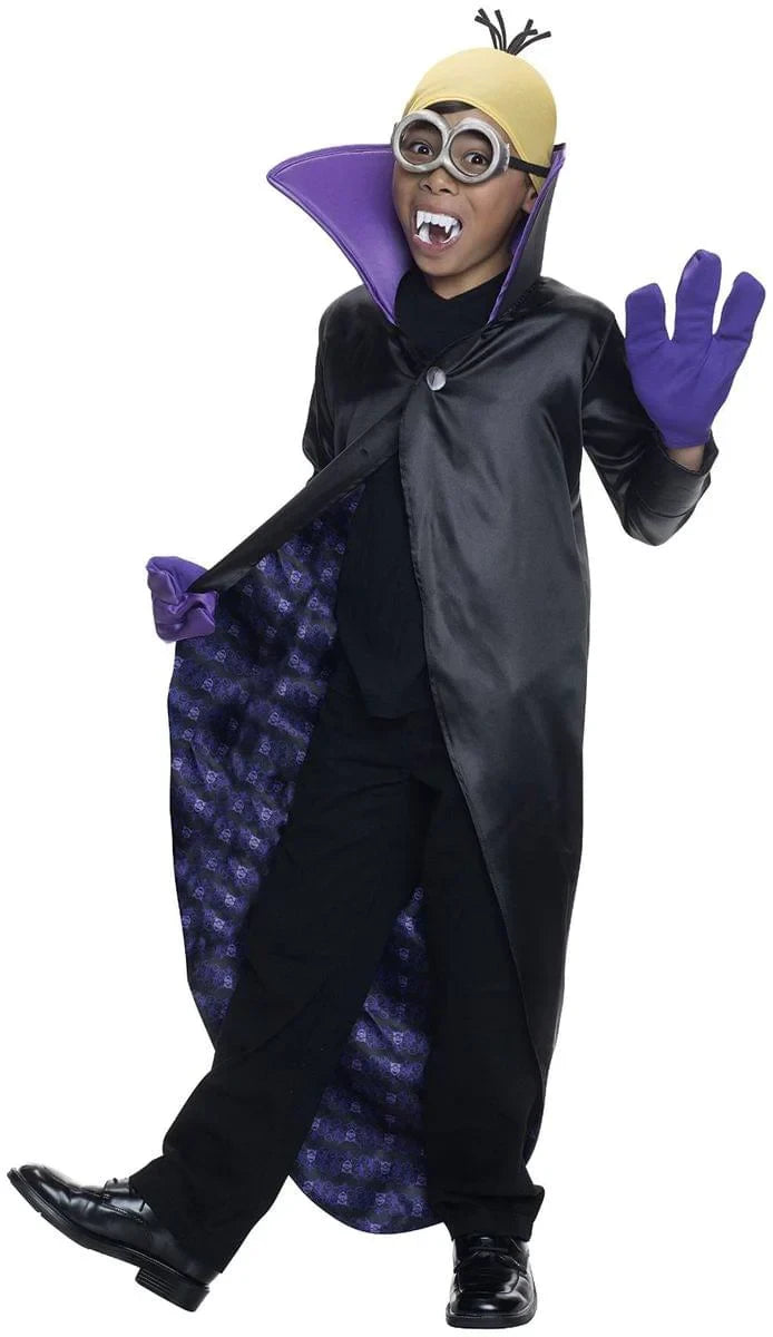 Minion Dracula Boys Fancy Dress Costume Size 8 To 10 Years