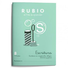 Načíst obrázek do prohlížeče Galerie, Writing and calligraphy notebook Rubio Nº8 A5 Spanish 20 Sheets (10 Units)