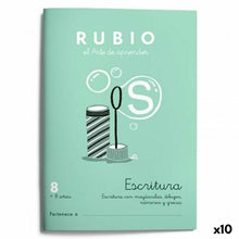 Load image into Gallery viewer, Writing and calligraphy notebook Rubio Nº8 A5 Spanish 20 Sheets (10 Units)