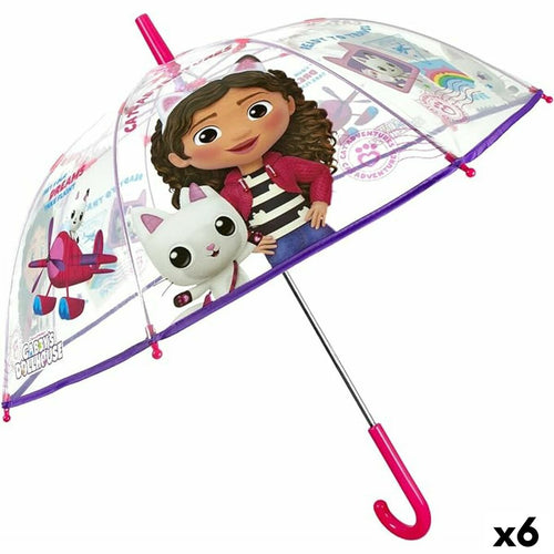 Umbrella Gabby's  Multicolour 74 cm (6 Units)