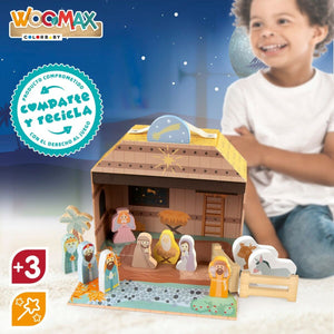 Christmas nativity set Woomax 15 Pieces 24,5 x 20,5 x 24,5 cm (6 Units)