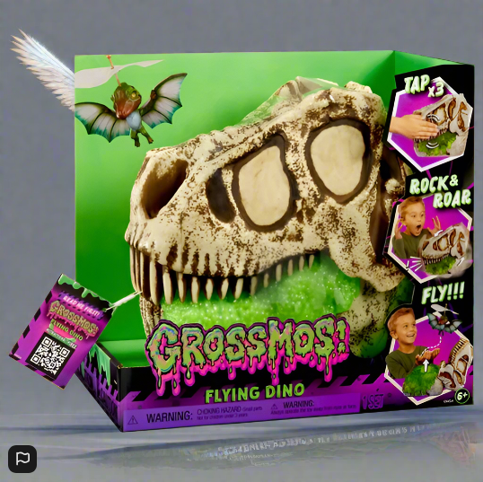 GrossMos Flying Dinosaur  Green Playset