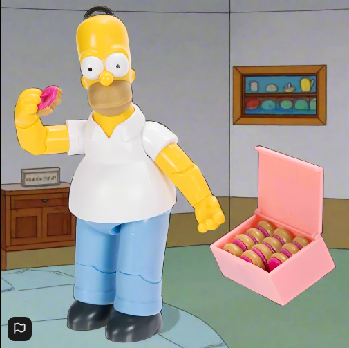 The Simpsons 13cm Homer Action Figure