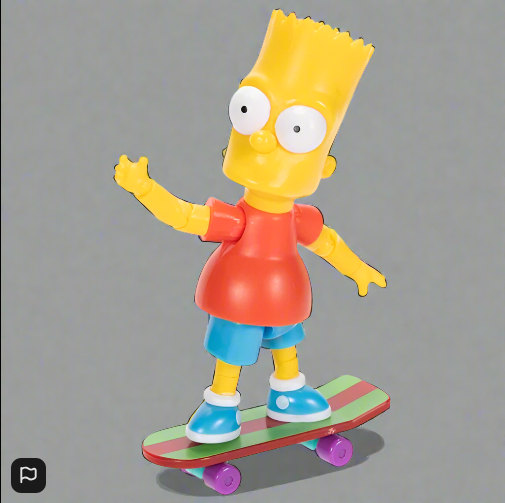 The Simpsons 9cm Bart Action Figure