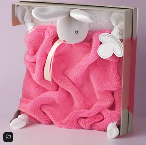 Kaloo Plume Doudou Rabbit Raspberry