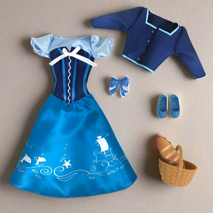 Sada doplňků pro klasické panenky Disney Princess Ariel