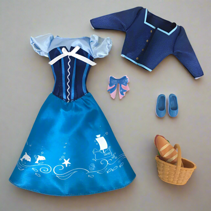 Sada doplňků pro klasické panenky Disney Princess Ariel