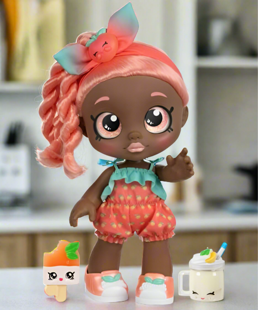 Kindi Kids Snack Time Friends Summer Peaches Toddler Doll