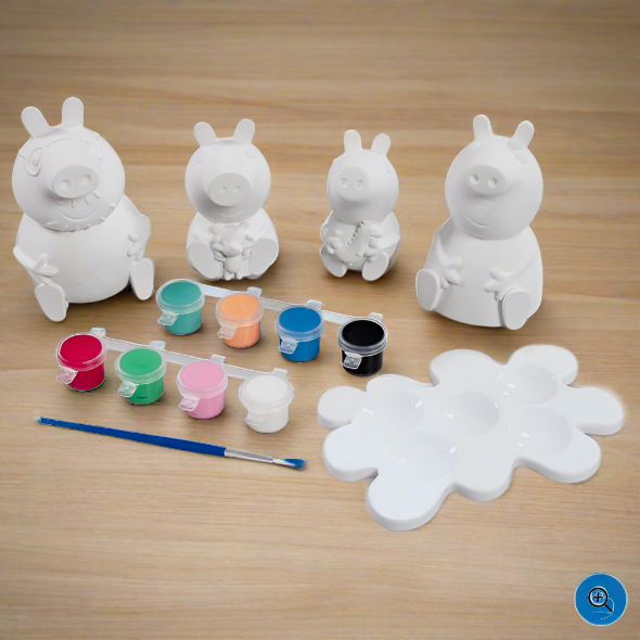 Peppa Pig Paint-Up Plaster Figures