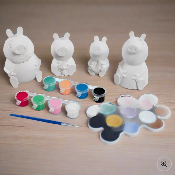 Peppa Pig Paint-Up Plaster Figures