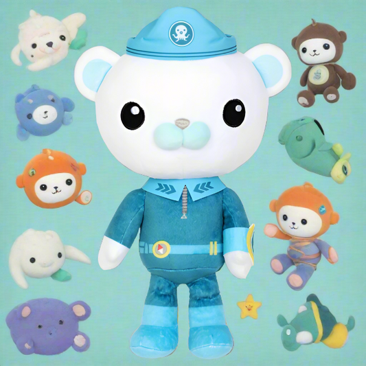 Octonauts Above & Beyond Sound Effects Plush Captain Barnacles Toy