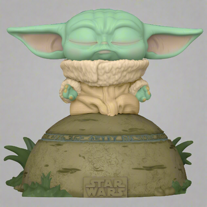 Funko POP! Vinyl Deluxe: Star Wars The Mandalorian - The Child Using the Force (světla a zvuky)