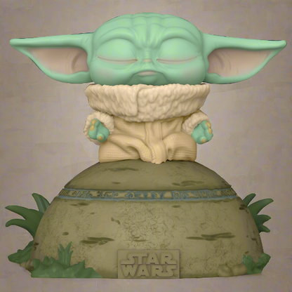 Funko POP! Vinyl Deluxe: Star Wars The Mandalorian - The Child Using the Force (světla a zvuky)